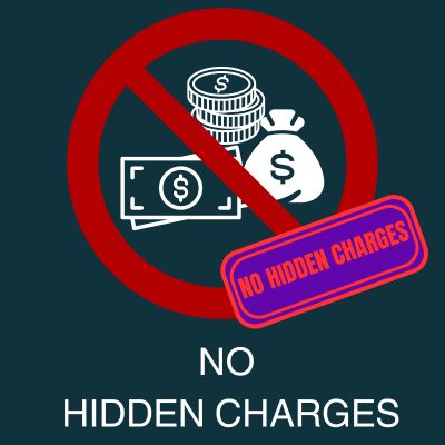 NO HIDDEN CHARGES at supermarket of shopping karen 24x7